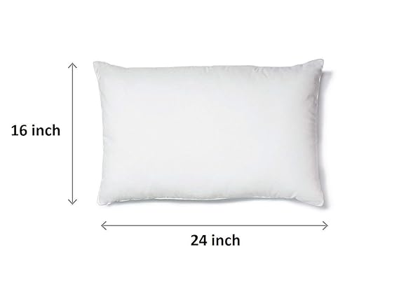 Luxurious 2 Piece Microfiber Pillow Filler - 16X24 Inch