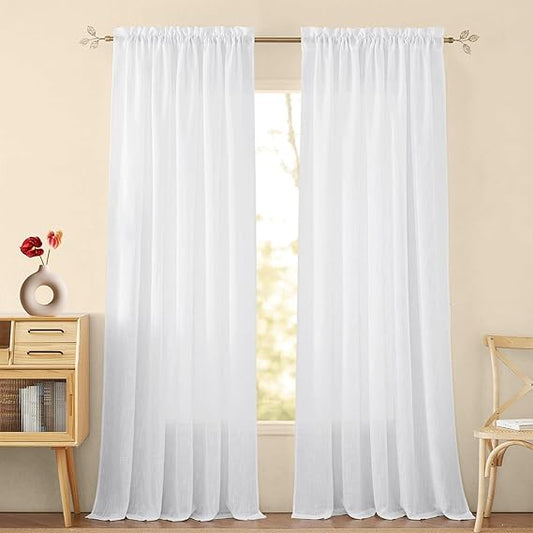 Cotton Sheer Curtains