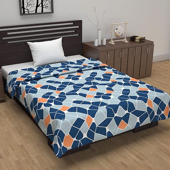 Casa 120 GSM Polyester Reversible Blanket (Size 140 x 210 cm or 55 x 83 inch)